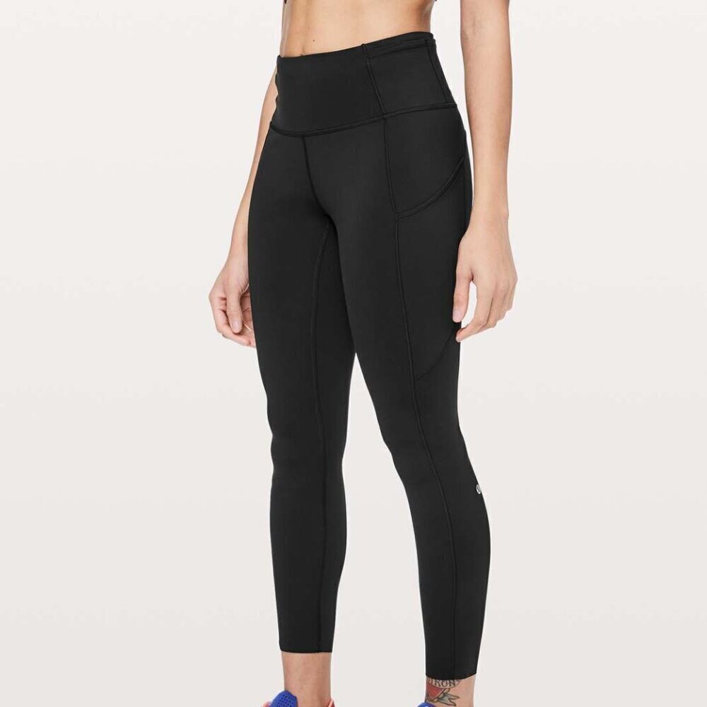 Lululemon Fast & Free 7/8 Tight II *Non-Reflective Nulux 25" - 2 Black